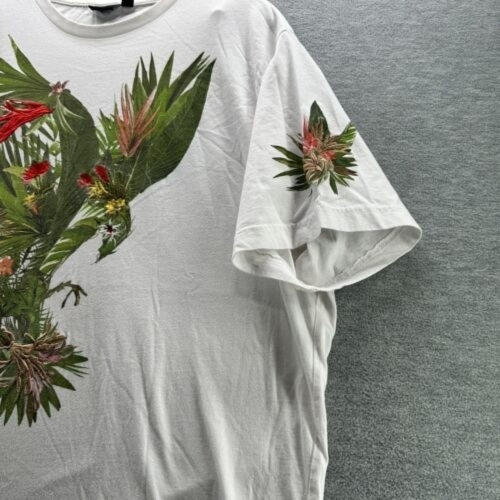 Sean John Men's 2XL Embroidered Floral Short Sleeve Crewneck T-Shirt (A17) - Picture 9 of 12
